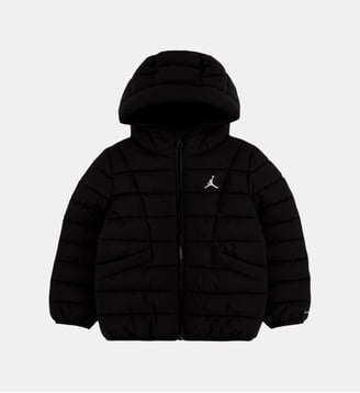 Doudoune matelassée zippée capuche - Jordan - Black