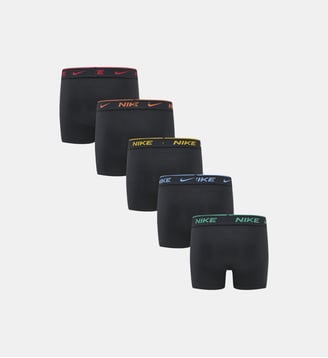 Lot de 5 boxers en coton extensible - Nike - Black