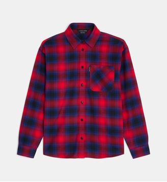 Surchemise Derby à carreaux  - Canada Goose - Bleu et rouge