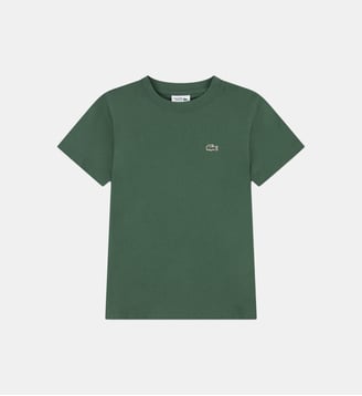 T-shirt droit coton crocodile - Lacoste - Vert