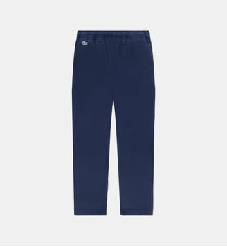 Pantalon droit twill coton stretch - Lacoste - Marine