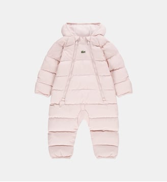 Combinaison zippée capuche - Lacoste - Rose clair