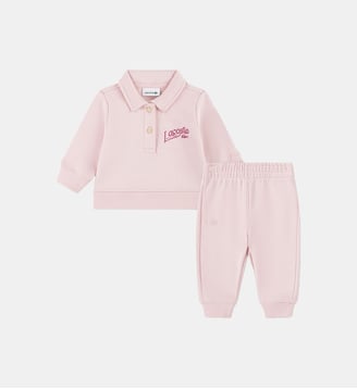Ensemble 2 pièces polo et jogging - Lacoste - Rose pale