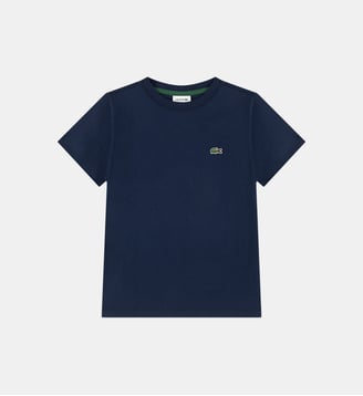 T-shirt droit coton crocodile - Lacoste - Marine