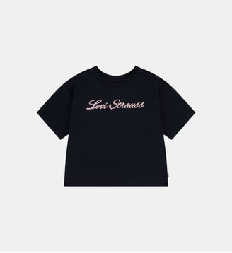 T-shirt droit coton signature - Levi's Kids - Black