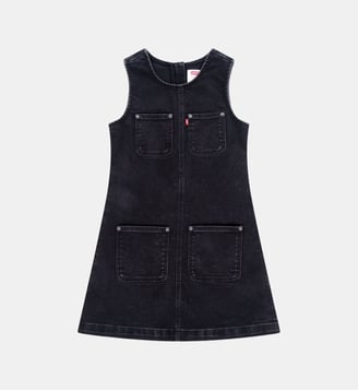 Robe évasée sans manches coton denim stretch - Levi's Kids - Noir