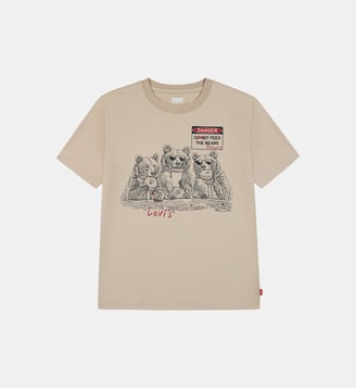 T-shirt Feed the Bears - Levi's Kids - Beige clair