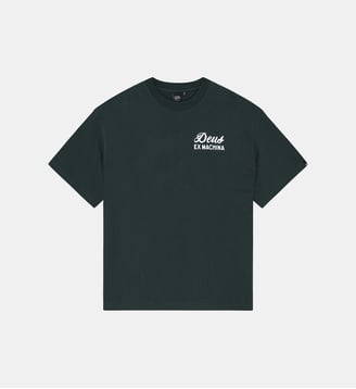 T-shirt Biarritz Sign Tee - Deus Ex Machina - Vert foncé