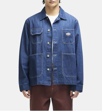 Veste de travail Denim Chore - Deus Ex Machina - Bleu clair