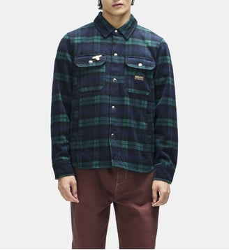 Chemise Maxwell - Deus Ex Machina - Vert et bleu