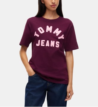 T-shirt relaxed - Tommy Hilfiger - Bordeaux