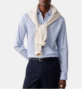 Chemise droite Trio - Hackett London - Bleu clair