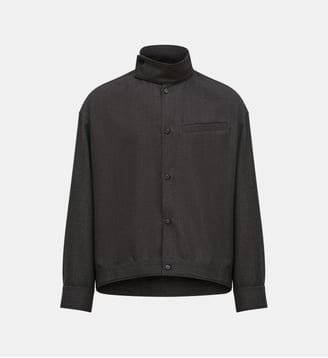 Veste col montant - LGN Louis Gabriel Nouchi - Charbon