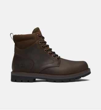 Boots contrefort en cuir - Timberland - Marron olive
