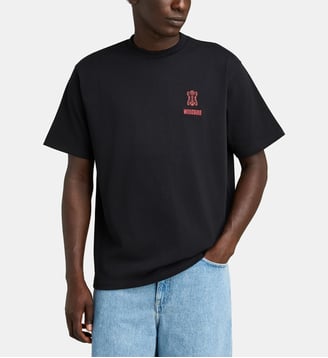 T-shirt WB Baine en coton bio - Woodbird - Noir