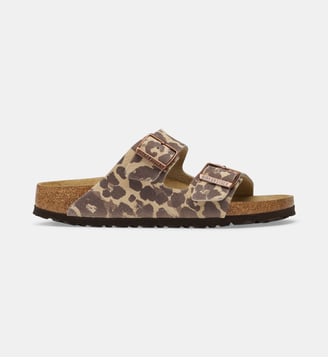 Mules Arizona Bb en cuir - Birkenstock - Léopard