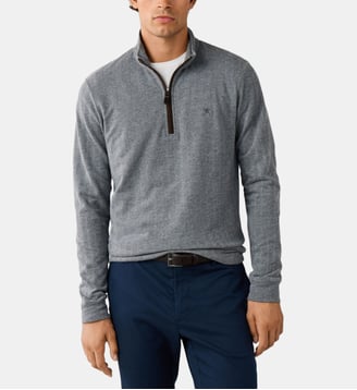 Sweat Hzip - Hackett London - Charcoal grey