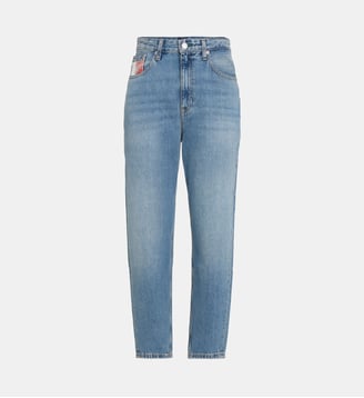 Jean 90's Mom High Tapered - Tommy Hilfiger - Bleu moyen