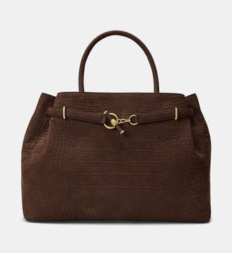 Sac à main en cuir - Lauren Ralph Lauren - Marron