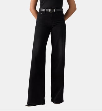 Jean 728 taille haute évasé - Levi's - Noir