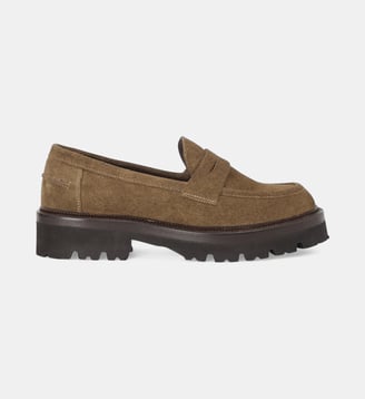 Mocassins en cuir Frankie - Mellow Yellow - Gris