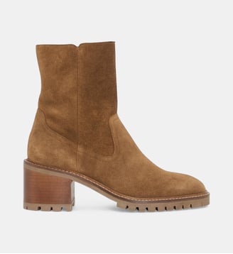 Boots velours Oslo - Mellow Yellow - Camel
