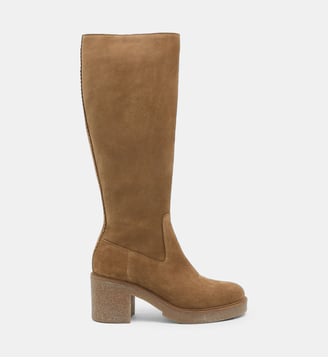 Bottes velours Missouri - Mellow Yellow - Beige