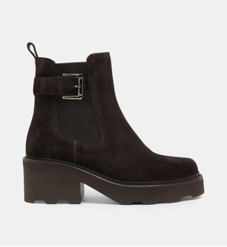 Boots velours Parker - Mellow Yellow - Marron