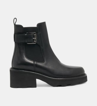 Boots velours Parker - Mellow Yellow - Noir