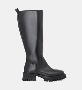Bottes en cuir noir Memphis - Mellow Yellow - Noir