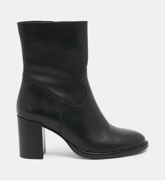 Boots velours café Elisa - Mellow Yellow - Noir