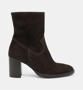 Boots velours café Elisa - Mellow Yellow - Marron