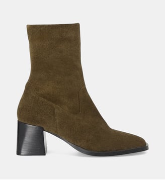 Boots velours Jaipur - Mellow Yellow - Vert