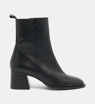 Boots en cuir Pavlova - Mellow Yellow - Noir