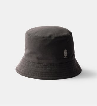 Bob en gabardine - Prada - Gris noir