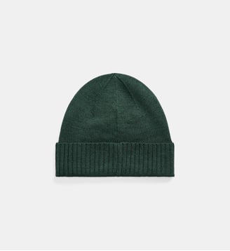 Bonnet en laine peignée - Polo Ralph Lauren - Vert