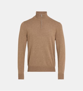 Pull col camionneur Edinburgh - Eden Park - Beige moyen