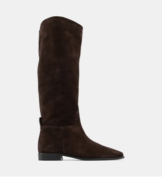 Bottes Zenae cuir suède - Bibi Lou - Dark brown
