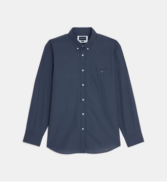 Chemise droite Melou à col américain - Eden Park - Bleu foncé