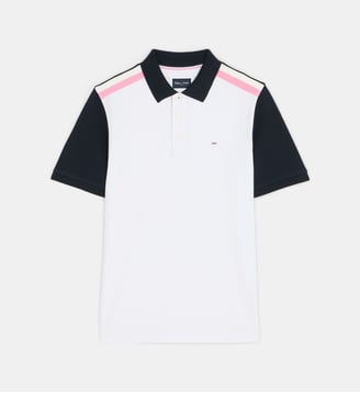 Polo Bang Bang coton - Eden Park - Blanc