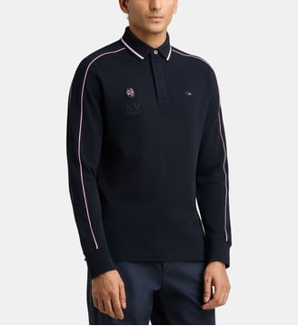 Polo Popa FFR XV de France - Eden Park - Bleu marine