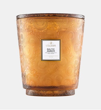 Baltic Amber - Bougie Parfumée 5 mèches - Grand Modèle - Voluspa - Ambre