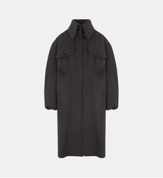 Manteau midi droit Roberta Menzel - Vivienne Westwood - Gris foncé