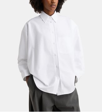 Chemise Jaslen oversize coton - The Frankie Shop - Blanc