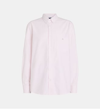 Chemise droite Raiser stripe coton  - Eden Park - Rose