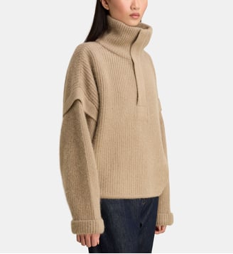 Pull Kelly ample - Karma Koma - Marron clair