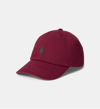 Casquette de baseball iconique chino signature - Polo Ralph Lauren - Bordeaux