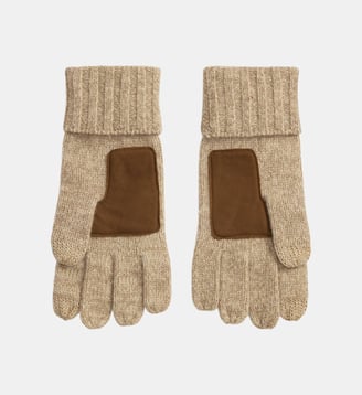 Gants en laine signature - Polo Ralph Lauren - Oatmeal