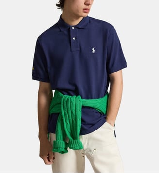 Polo US Open en piqué coton signature - Polo Ralph Lauren - Navy