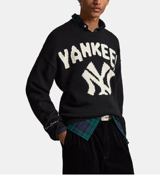 Pull col rond en laine et alpaga - Polo Ralph Lauren - Noir